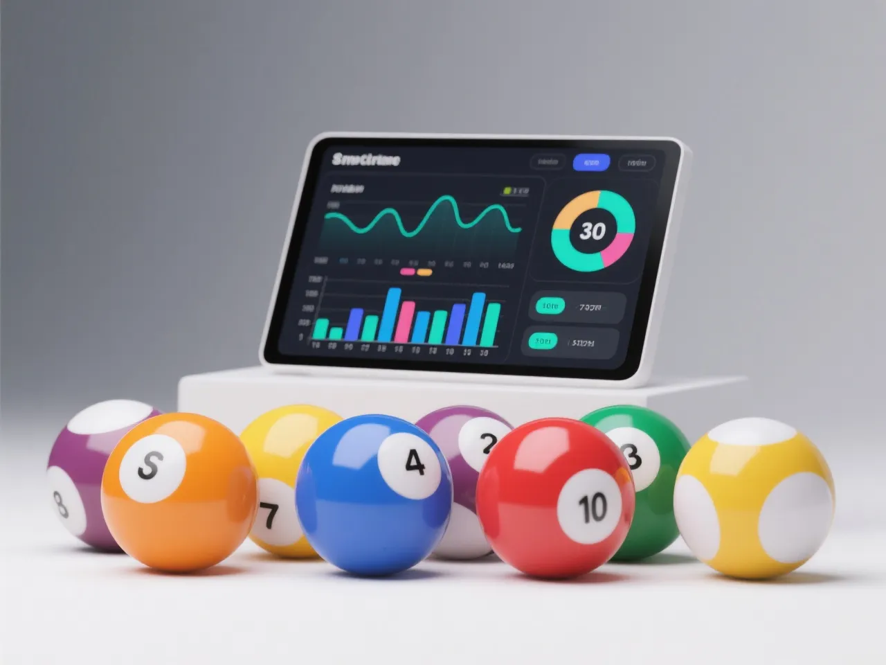 开奖与数据展示示意图